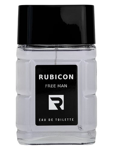 Red Label Rubicon Free Man fragrance bottle