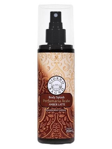 Giorno Perfumaria Árabe Amber Latte fragrance bottle