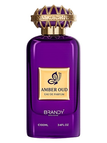 Brandy Designs Amber Oud fragrance bottle