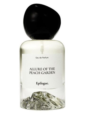 Epilogue Allure of the Peach Garden fragrance bottle