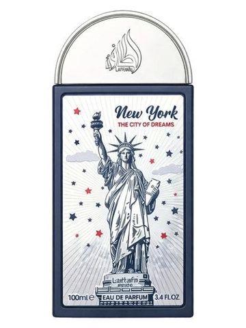 Lattafa Perfumes New York the City of Dreams fragrance bottle