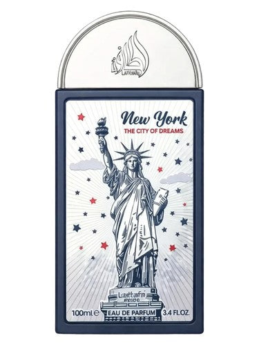 Lattafa Perfumes New York the City of Dreams fragrance bottle