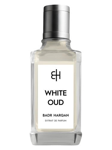 Badr Harqan White Oud fragrance bottle
