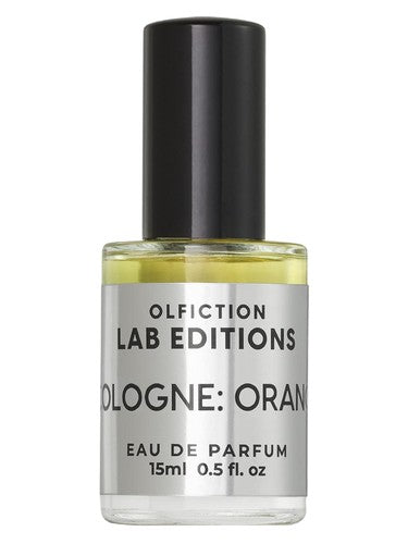 Olfiction Cologne: Orange fragrance bottle