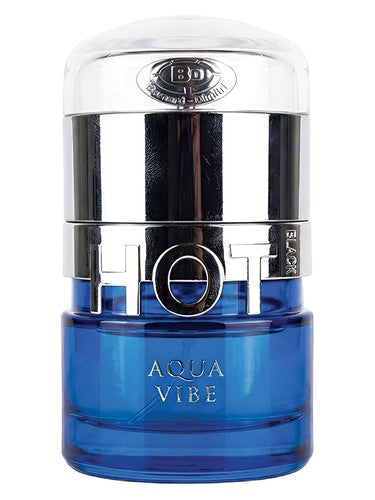 Bernard Dimitri Hot Black Aqua Vibe fragrance bottle