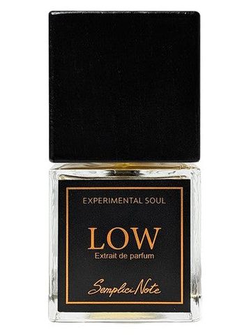 Experimental Soul x SempliciNote LOW fragrance bottle