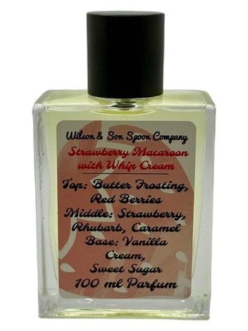 Wilson and Son Spoon Co. Strawberry Macaroon with Whip Cream fragrance bottle