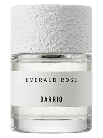 BARRIO Emerald Rose fragrance bottle