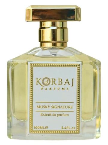 Korbaj Musky Signature fragrance bottle