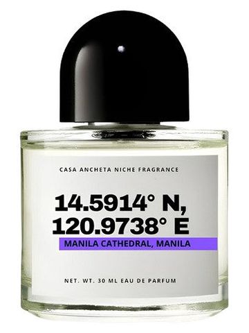 Casa Ancheta 14.5914° N, 120.9738° E (Manila Cathedral, Manila) fragrance bottle