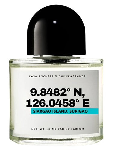 Casa Ancheta 9.84822° N, 126.0458° E (Siargao Island, Surigao) fragrance bottle