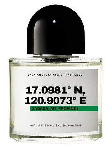 Casa Ancheta 17.0981° N, 120.9073° E (Sagada, Mt. Province) fragrance bottle