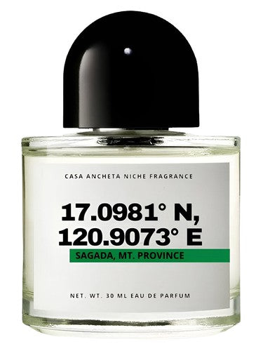 Casa Ancheta 17.0981° N, 120.9073° E (Sagada, Mt. Province) fragrance bottle