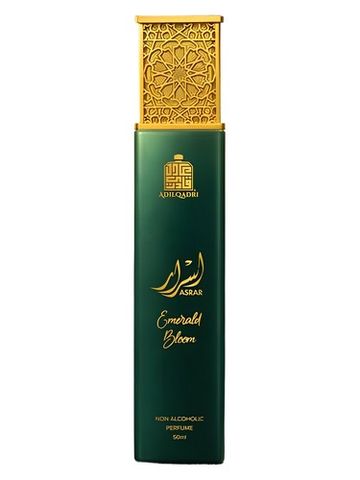 Adil Qadri Asrar Emerald Bloom fragrance bottle