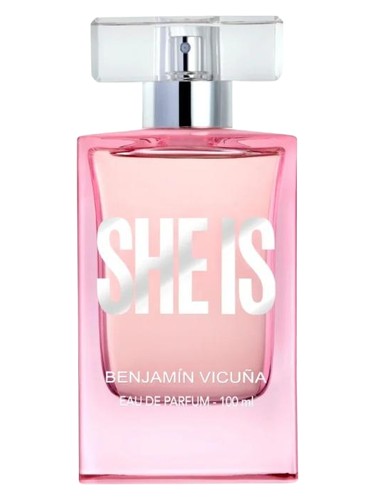 Benjamin Vicuña She Is fragrance bottle