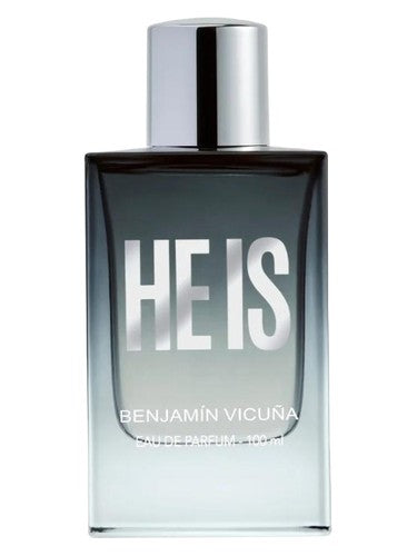 Benjamin Vicuña He Is fragrance bottle