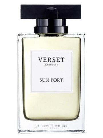 Verset Parfums Sun Port fragrance bottle