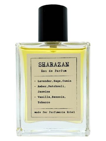 Perfumeria Erbel Sharazan fragrance bottle