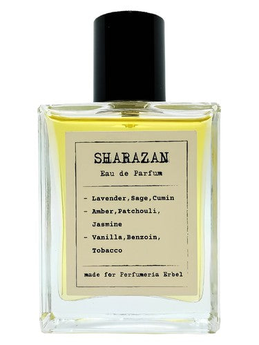 Perfumeria Erbel Sharazan fragrance bottle