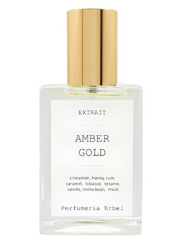 Perfumeria Erbel Amber Gold fragrance bottle