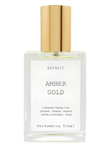 Perfumeria Erbel Amber Gold fragrance bottle