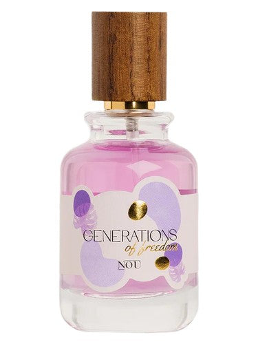 NOU Generations of Freedom fragrance bottle