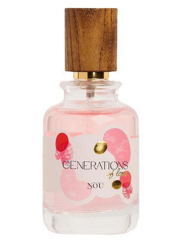 NOU Generations of Love fragrance bottle