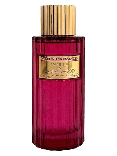 Captivating Essences Vanilla & Sandalwood fragrance bottle