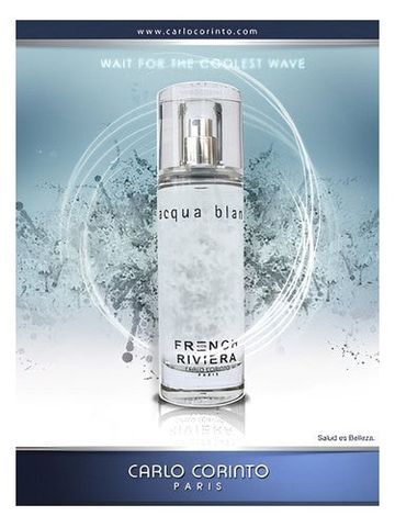 Carlo Corinto French Riviera Aqua Blanc fragrance bottle