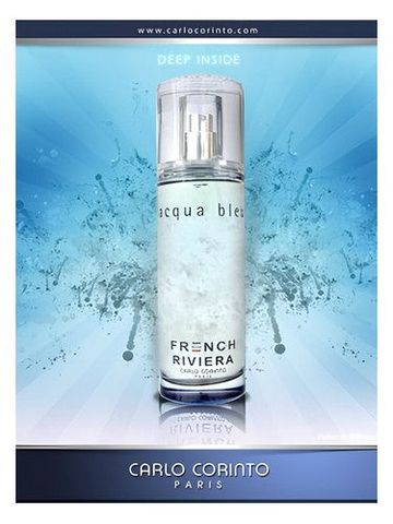 Carlo Corinto French Riviera Aqua Blue fragrance bottle