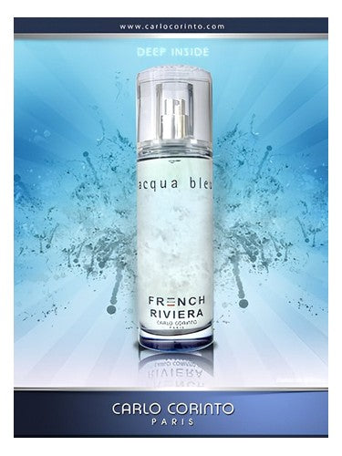 Carlo Corinto French Riviera Aqua Blue fragrance bottle