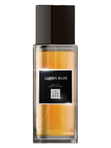 In The Box Lumen Blue fragrance bottle