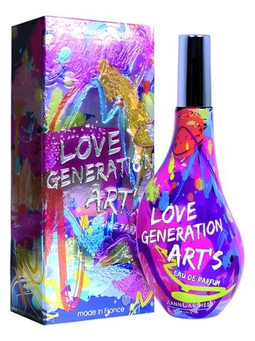 Jeanne Arthes Love Generation Art's fragrance bottle