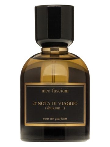 Meo Fusciuni 2# nota di viaggio (shukran) fragrance bottle