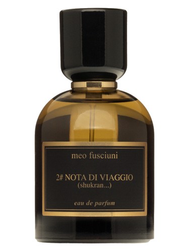 Meo Fusciuni 2# nota di viaggio (shukran) fragrance bottle