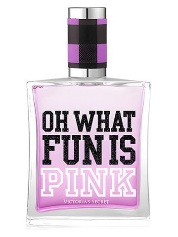 Victoria's Secret Oh What Fun is Pink fragrance bottle