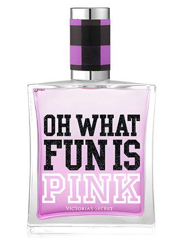 Victoria's Secret Oh What Fun is Pink fragrance bottle