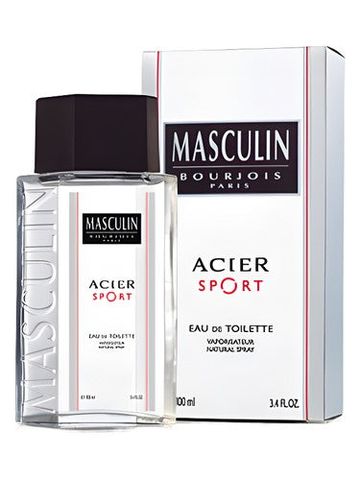 Bourjois Masculin Acier Sport fragrance bottle