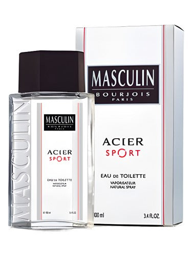 Bourjois Masculin Acier Sport fragrance bottle