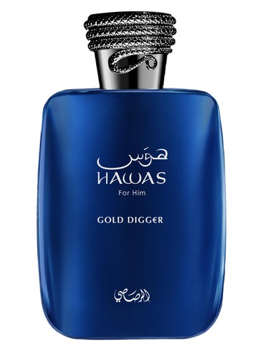 Rasasi Hawas Gold Digger fragrance bottle