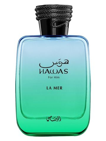 Rasasi Hawas La Mer fragrance bottle