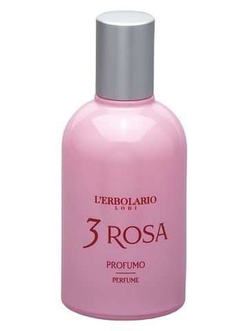 L Erbolario 3 Rosa fragrance bottle