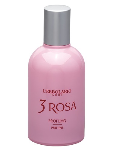 L Erbolario 3 Rosa fragrance bottle
