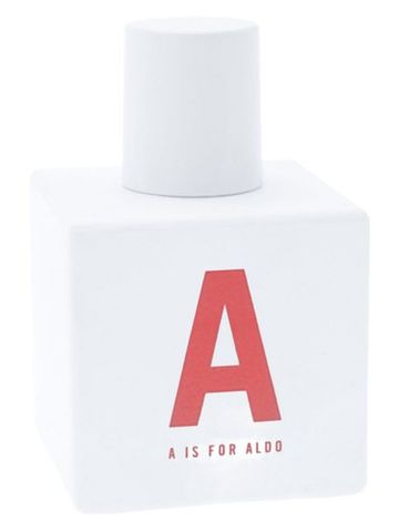 ALDO A is for ALDO Red fragrance bottle