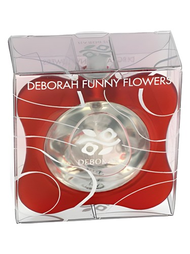 Deborah Funny Flowers Red fragrance bottle