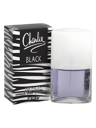 Revlon Charlie Black fragrance bottle