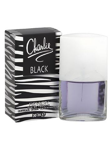 Revlon Charlie Black fragrance bottle