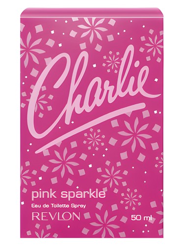 Revlon Charlie Pink Sparkle fragrance bottle