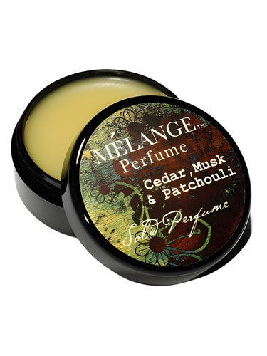 Melange Perfume Cedar, Musk & Patchouli fragrance bottle