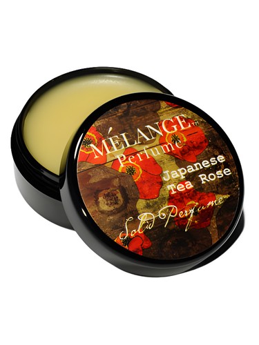 Melange Perfume Japanese Tea Rose fragrance bottle